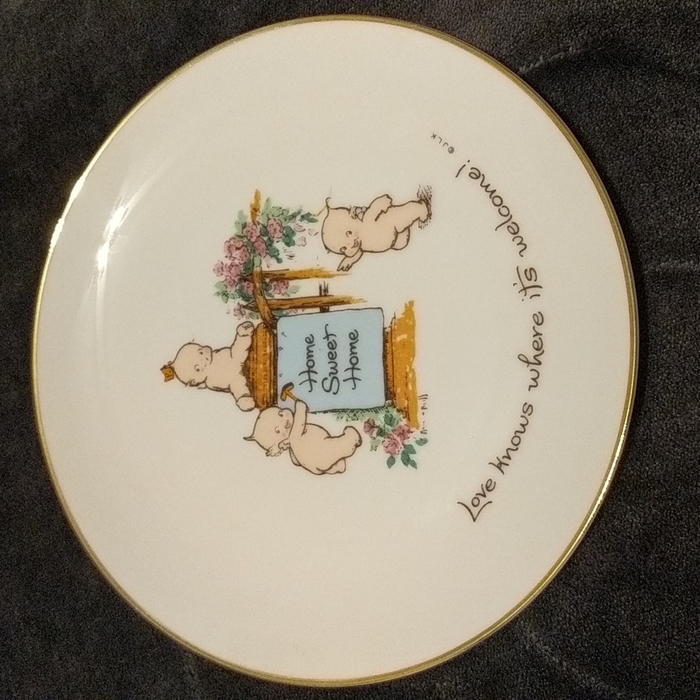 Kewpie Collector's Edition 1973 Vintage Plate